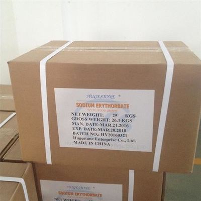 Érythorbate de sodium de qualité alimentaire C6H7NaO6 dans le matériau d'emballage en papier