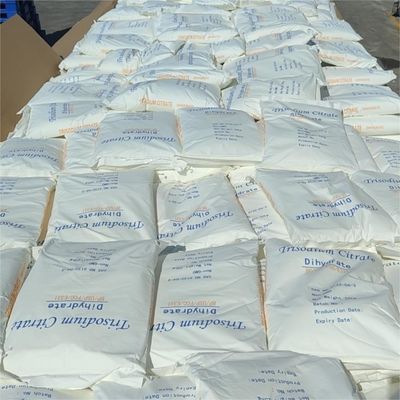 Citrate de sodium de qualité alimentaire Na3C6H5O7 avec certification ISO et CAS 68-04-2