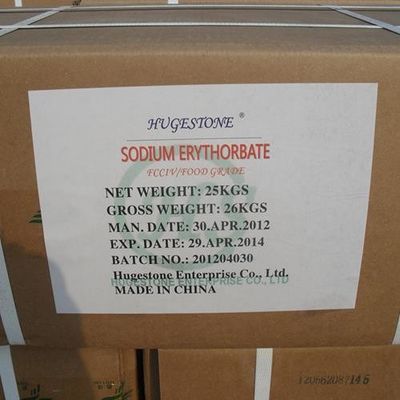 Érythorbate de sodium de qualité alimentaire C6H7NaO6 dans le matériau d'emballage en papier