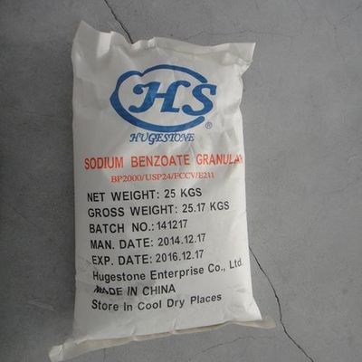 Additif alimentaire Benzoate de sodium NaC6H5CO2 CAS 532-32-1 EINECS 208-534-8 pour l'industrie alimentaire