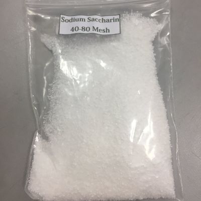 Poudre blanche ou cristalline de sodium saccharine Formule C7h4nnao3s.2 H2O