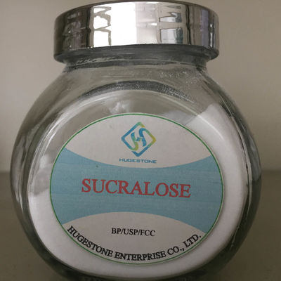Édulcorant sucralose sous forme de poudre blanche ou blanche