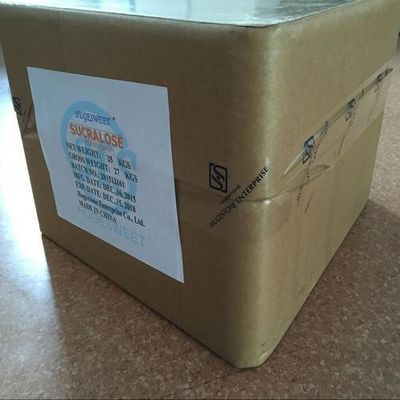 Édulcorant sucralose sous forme de poudre blanche ou blanche