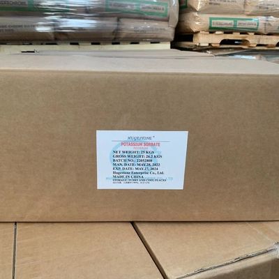Grade alimentaire C6H7KO2 Formule moléculaire Sorbate de potassium en poudre pour l'industrie alimentaire