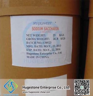 Édulcorants alimentaires Saccharine de sodium en poudre blanche ou en cristal et n° CAS 6155-57-3